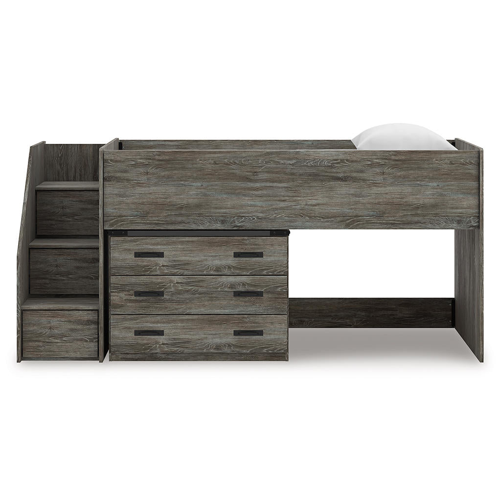 Frandern Twin Loft Bed with Drawer Storage Signature Design by Ashley® Bunk Beds