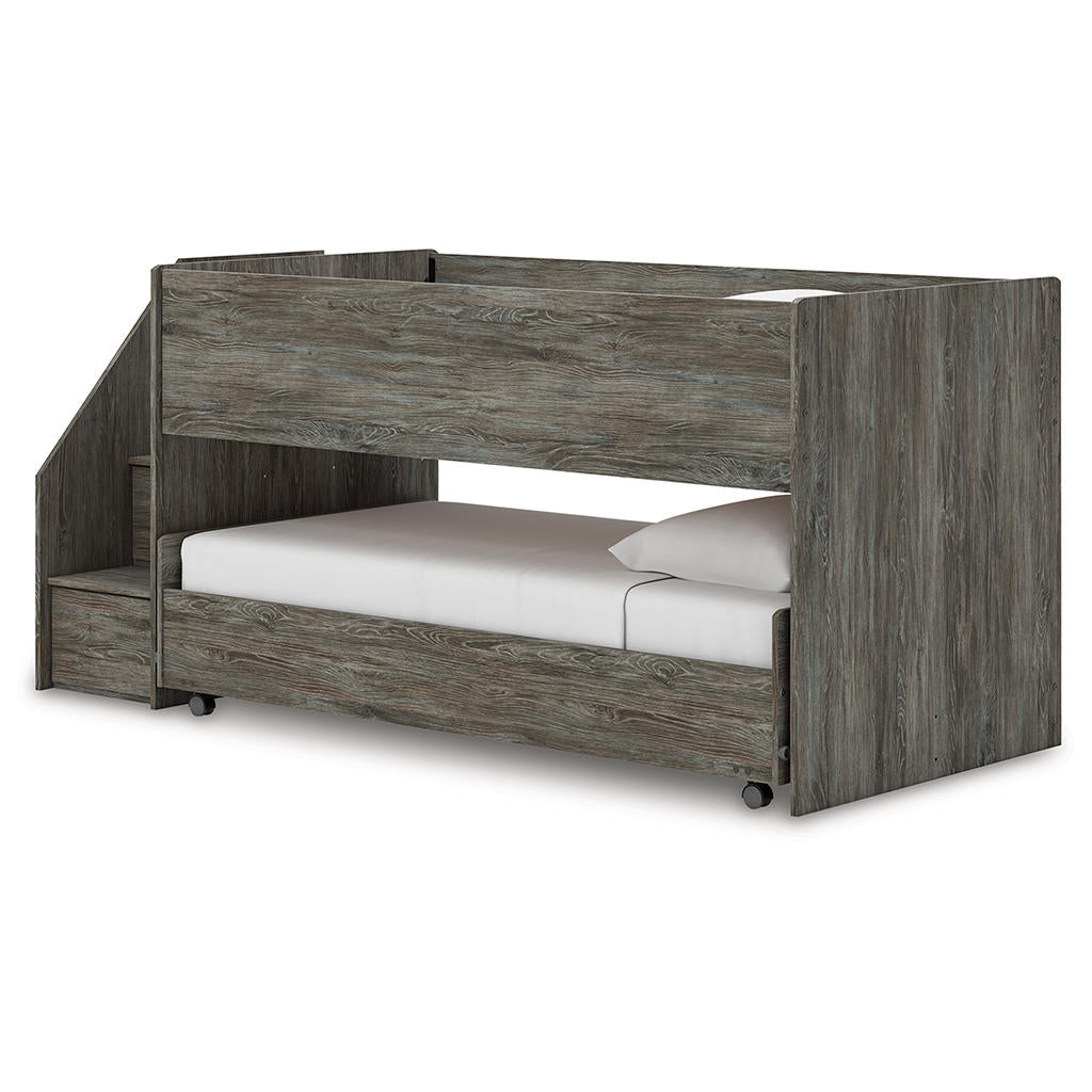 Frandern Twin over Twin Loft Bed Signature Design by Ashley® Bunk Beds