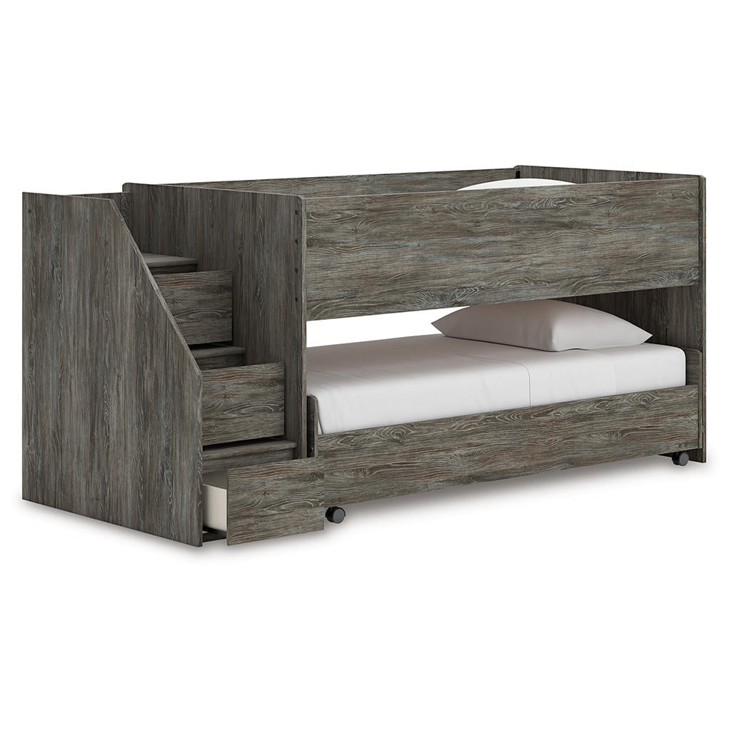 Frandern Twin over Twin Loft Bed Signature Design by Ashley® Bunk Beds
