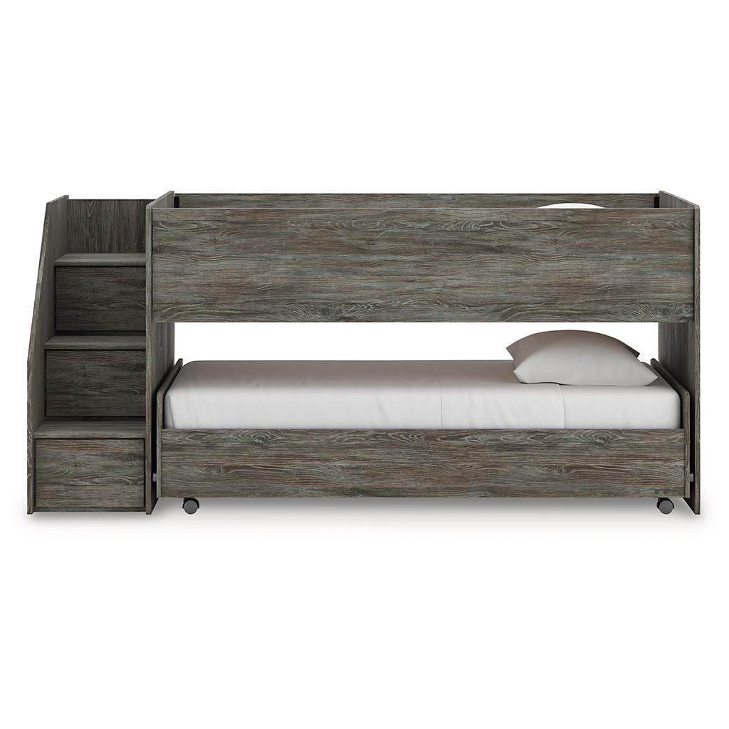 Frandern Twin over Twin Loft Bed Signature Design by Ashley® Bunk Beds