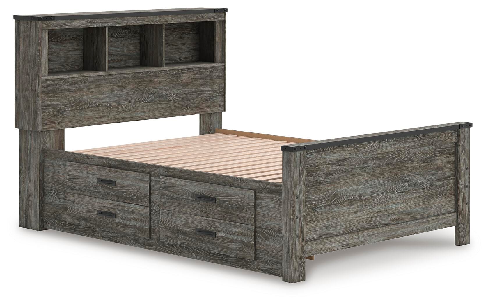 Frandern Full Bookcase Bed with Storage, Dresser and Mirror Signature Design by Ashley® Bedroom