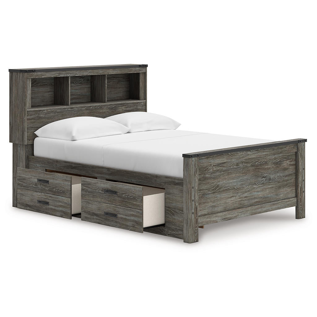 Frandern Full Bookcase Panel Bed with Storage Signature Design by Ashley® Beds