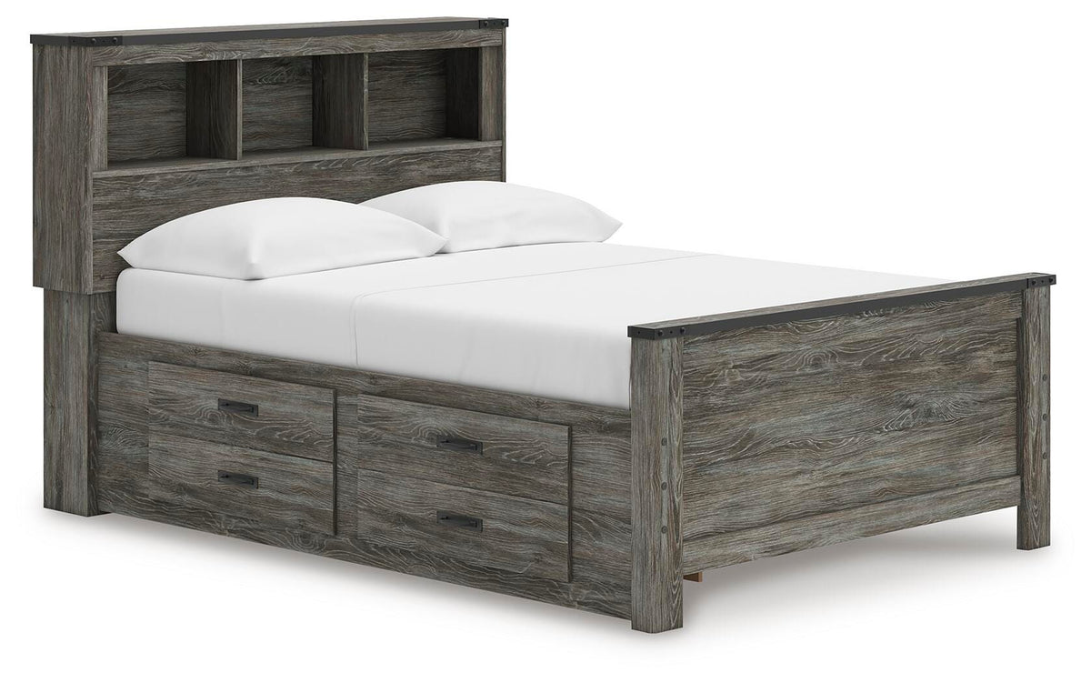 Frandern Full Bookcase Bed with Storage, Dresser and Mirror Signature Design by Ashley® Bedroom