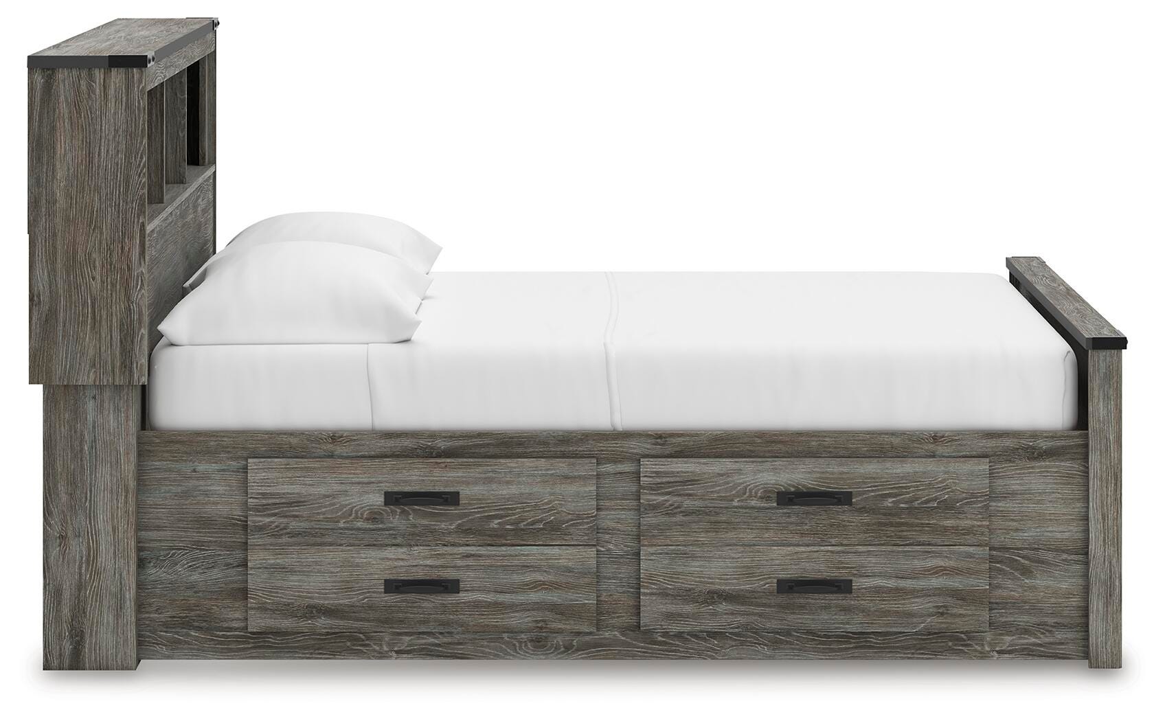 Frandern Full Bookcase Bed with Storage, Dresser and Mirror Signature Design by Ashley® Bedroom