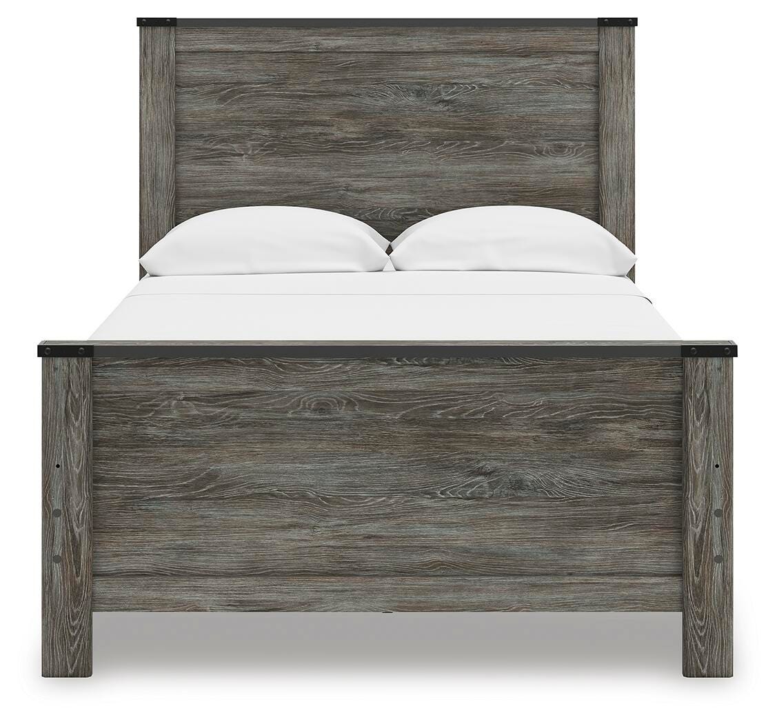 Frandern Full Panel Bed, Dresser and Mirror