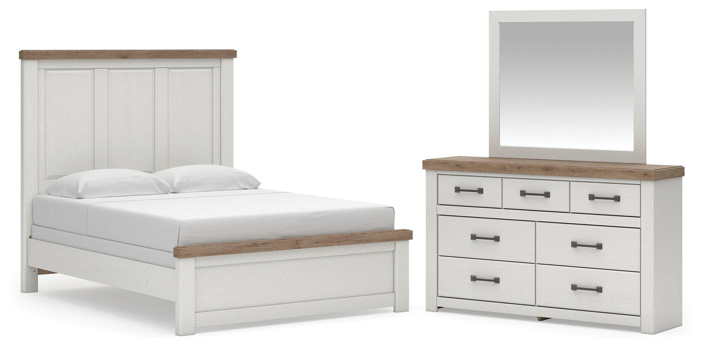 Savonport Queen Panel Bed, Dresser and Mirror — 3-Piece Set Benchcraft® Bedroom