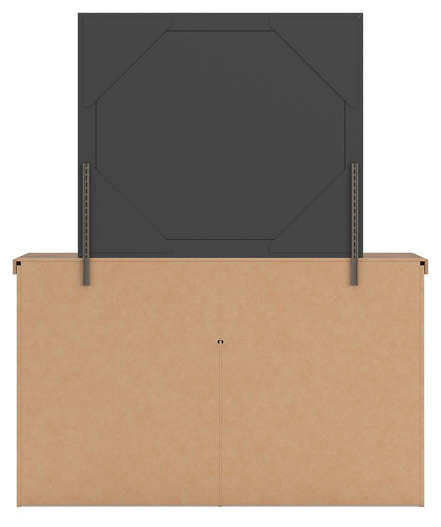 Savonport Queen Panel Bed, Dresser and Mirror — 3-Piece Set Benchcraft® Bedroom