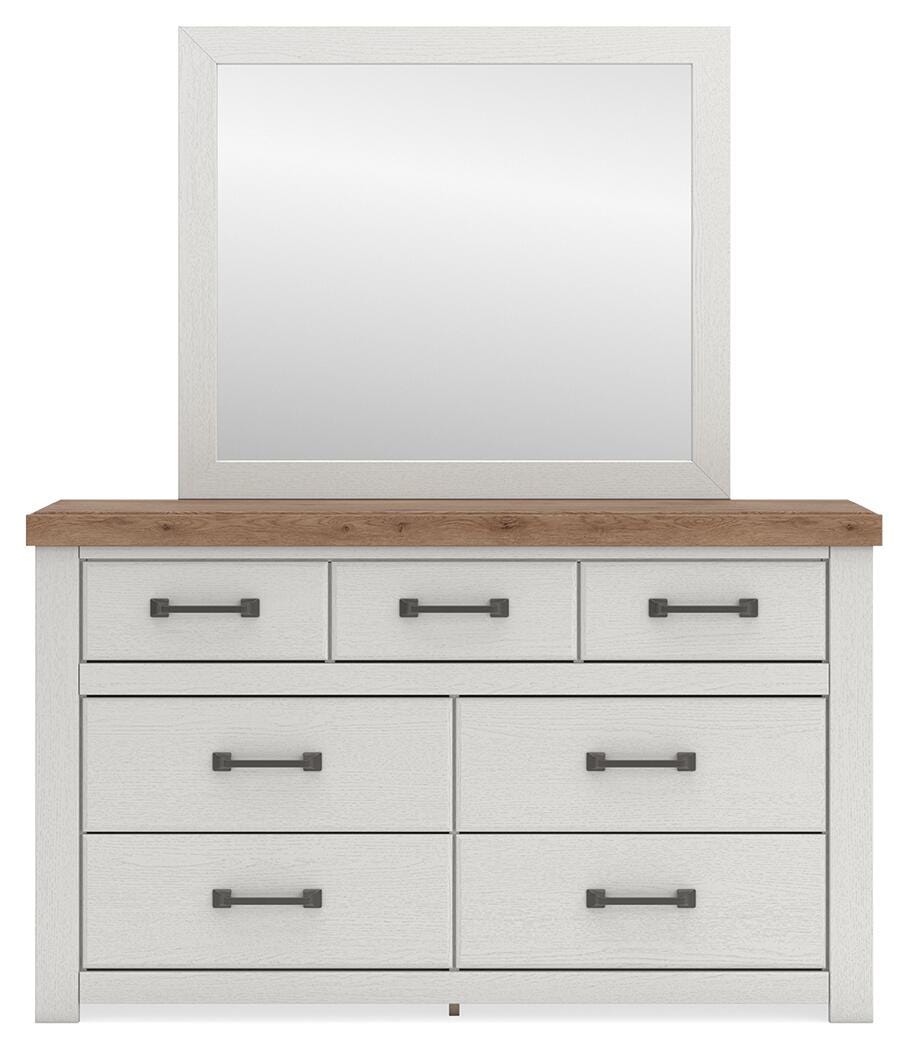 Savonport Queen Panel Bed, Dresser and Mirror — 3-Piece Set Benchcraft® Bedroom