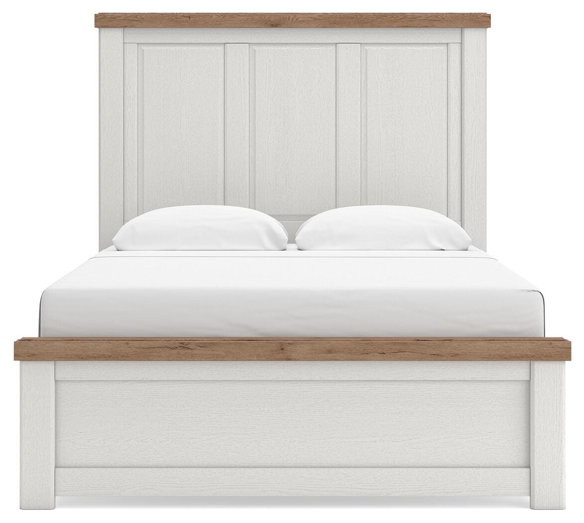 Savonport Queen Panel Bed, Dresser and Mirror — 3-Piece Set Benchcraft® Bedroom