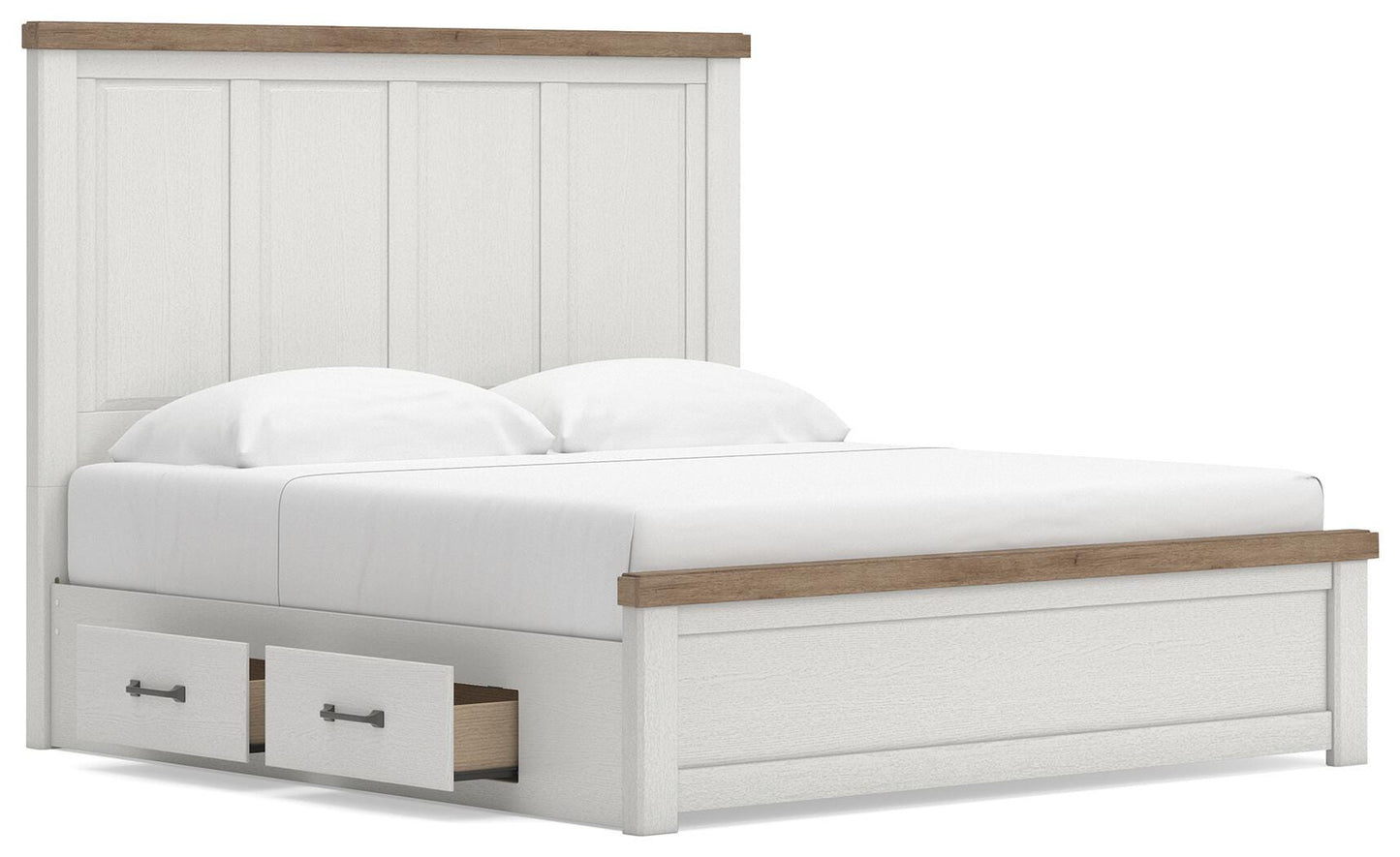 Savonport King Panel Bed with Storage