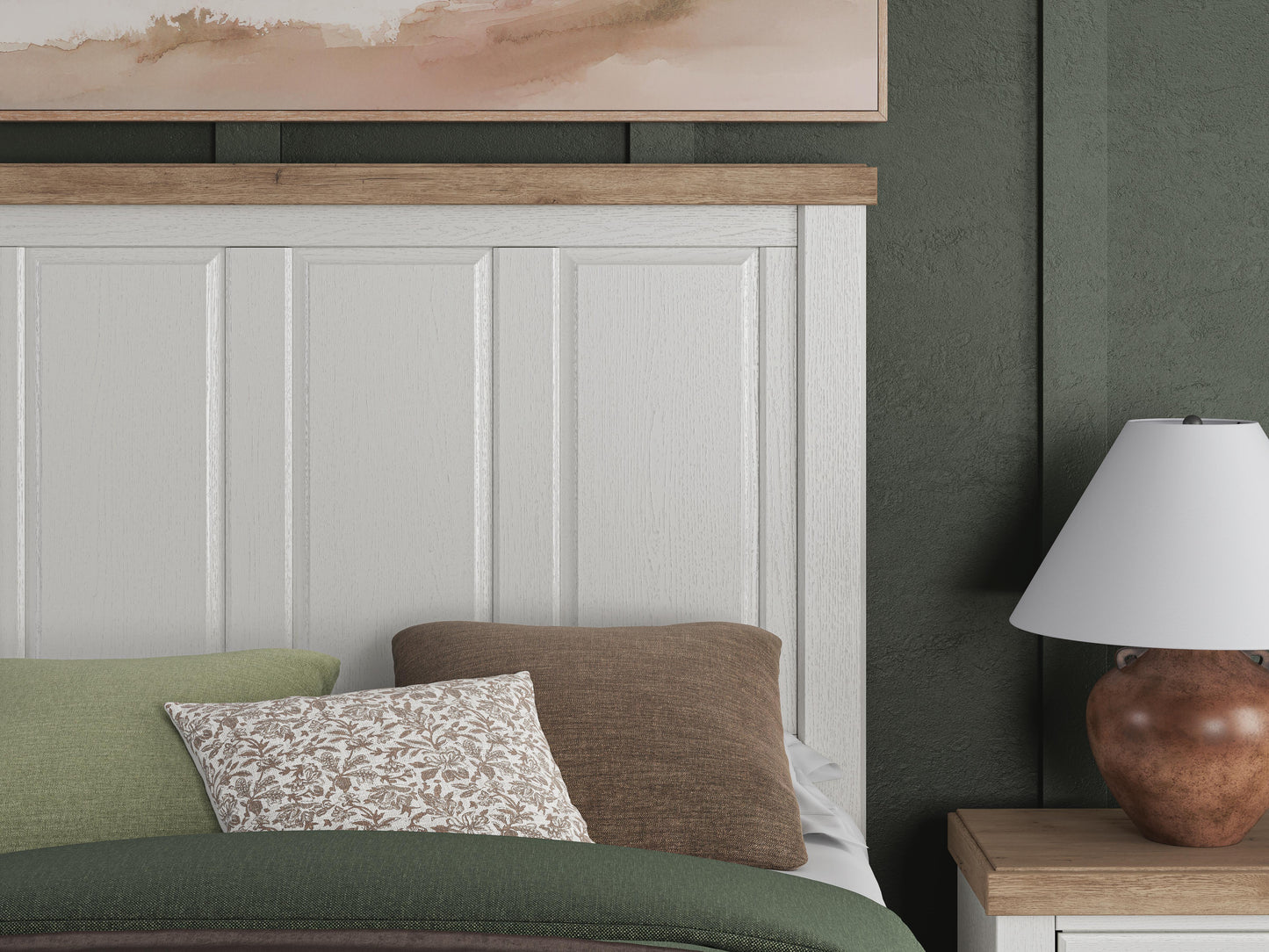 Savonport Full Panel Storage Bed