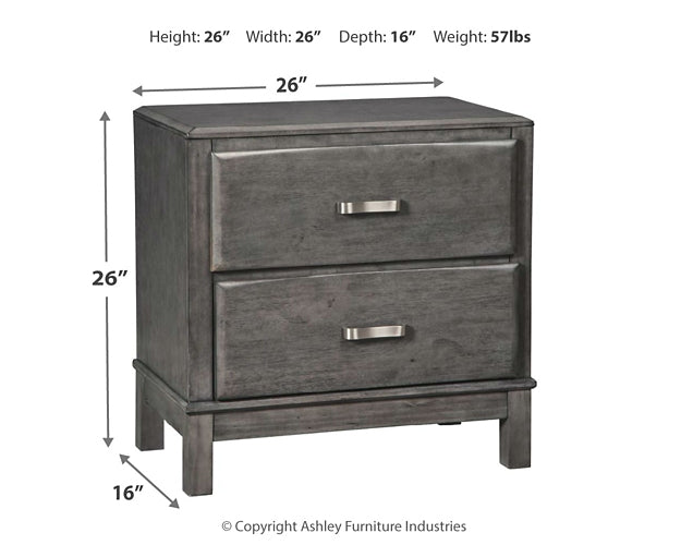 Caitbrook King Storage Bed, Dresser, Mirror, Chest and Nightstand