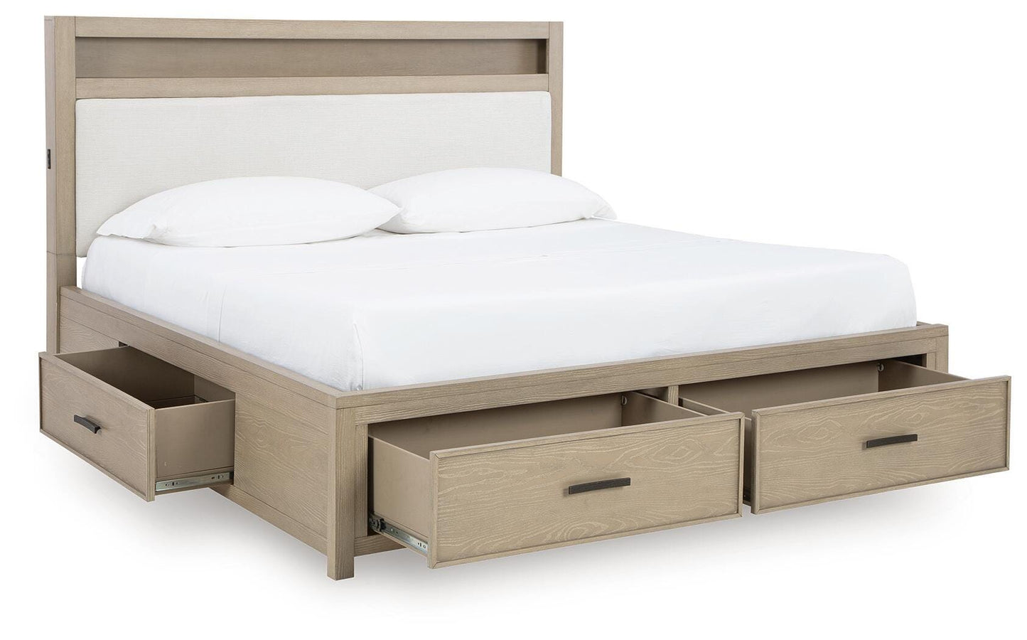 Calmoro California King Bookcase Bed