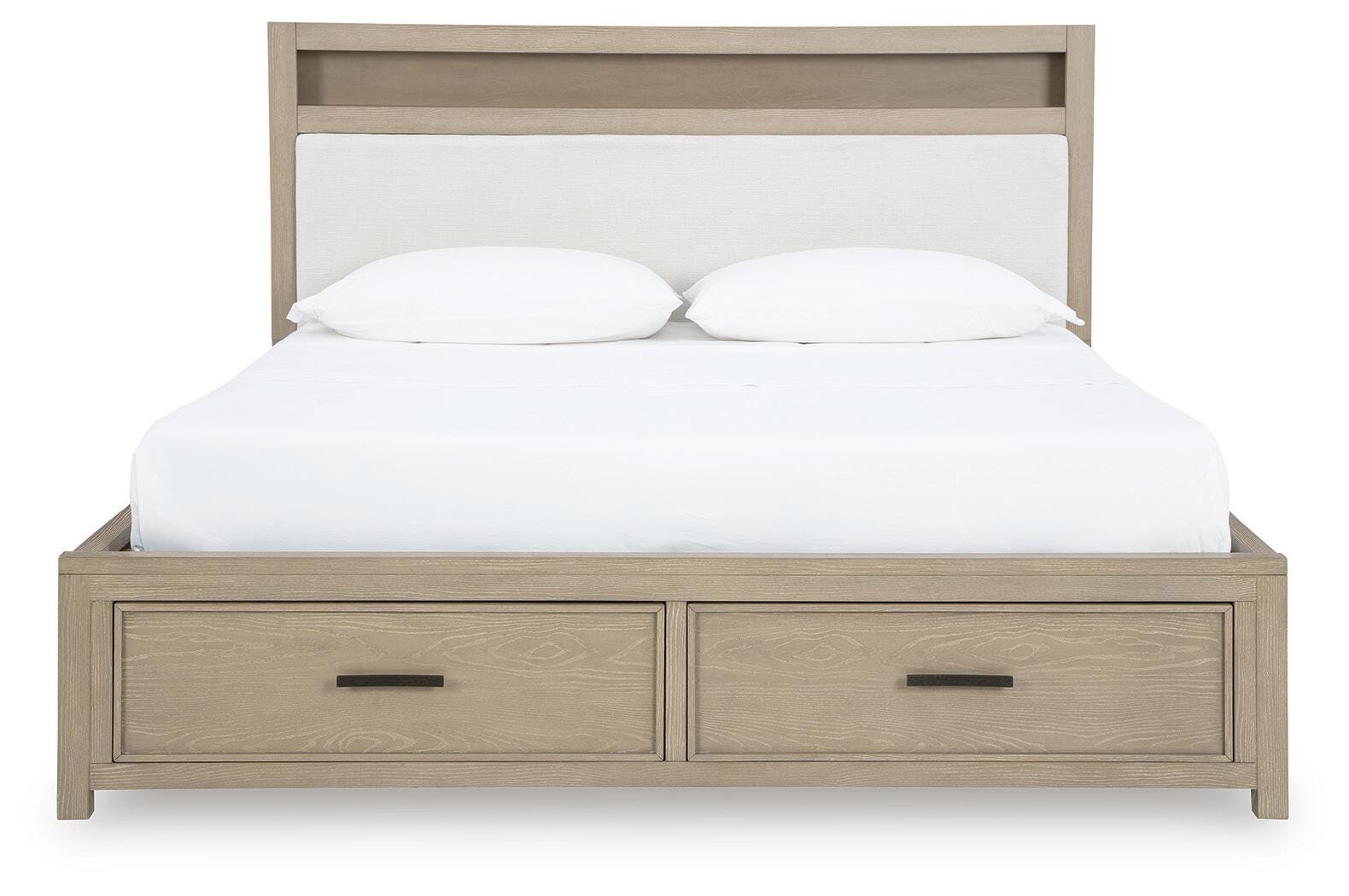 Calmoro Queen Bookcase Bed