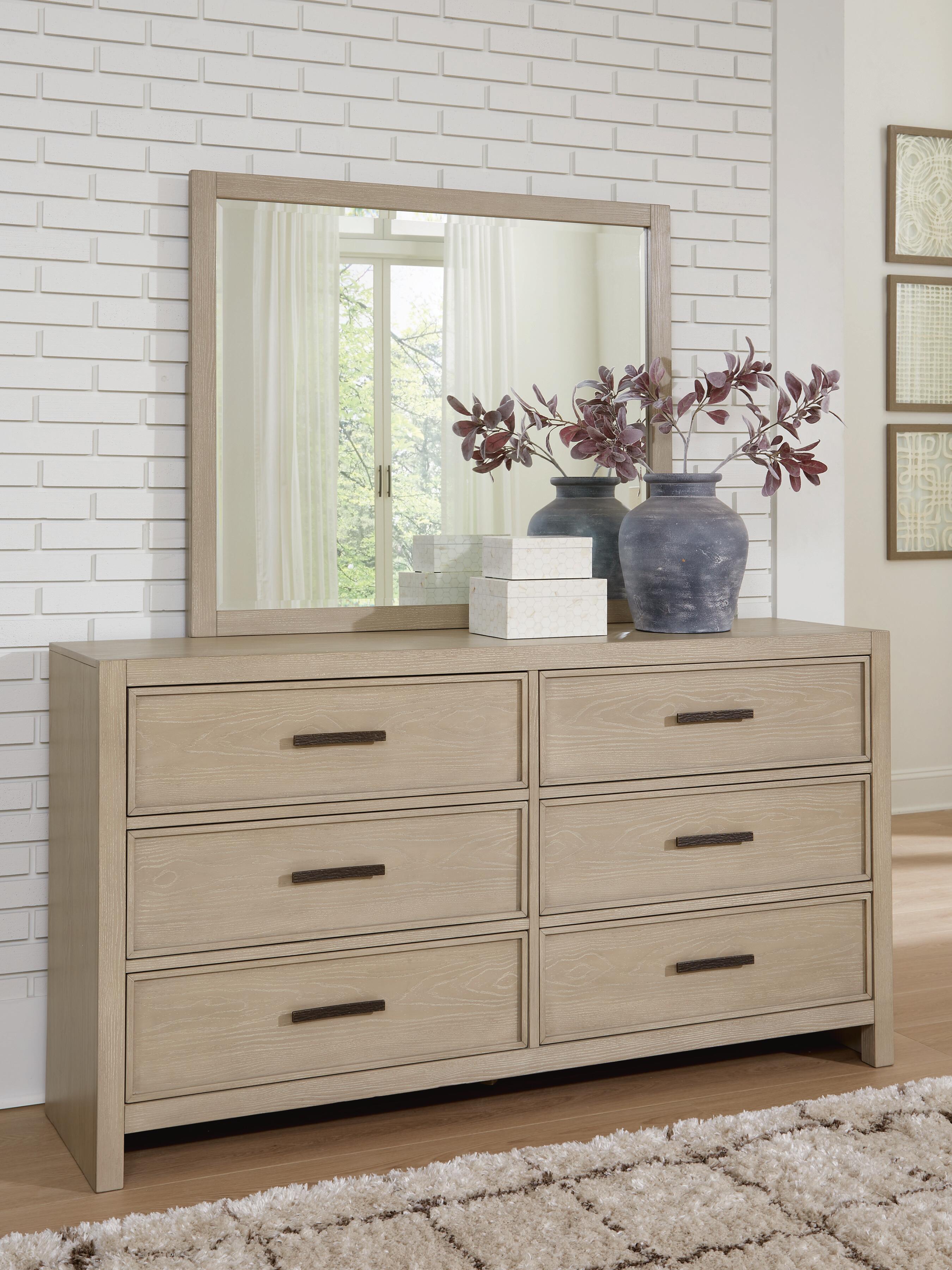 Calmoro Queen Bookcase Storage Bed, Dresser and Mirror Signature Design by Ashley® Bedroom