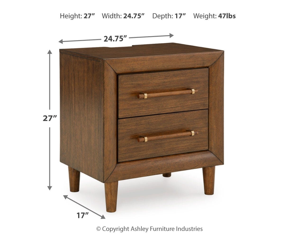 Lyncott Queen Upholstered Bed, Dresser, Mirror and 2 Nightstands