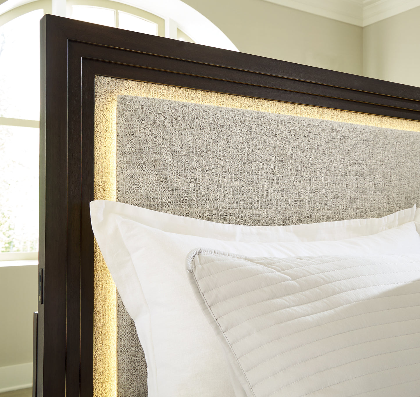 Neymorton Queen Upholstered Panel Headboard