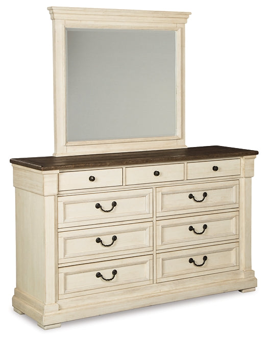 Bolanburg California King Panel Bed, Dresser, Mirror, Chest and 2 Nightstands