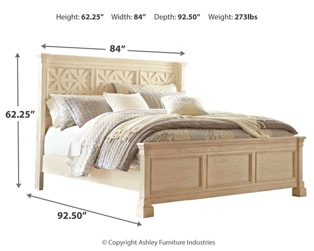 Bolanburg California King Panel Bed, Dresser, Mirror, Chest and 2 Nightstands