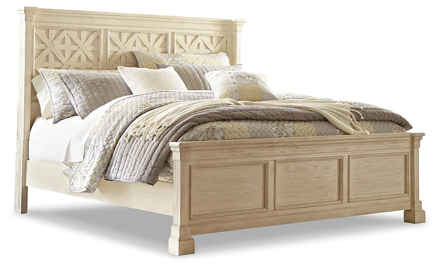 Bolanburg California King Panel Bed, Dresser, Mirror, Chest and 2 Nightstands