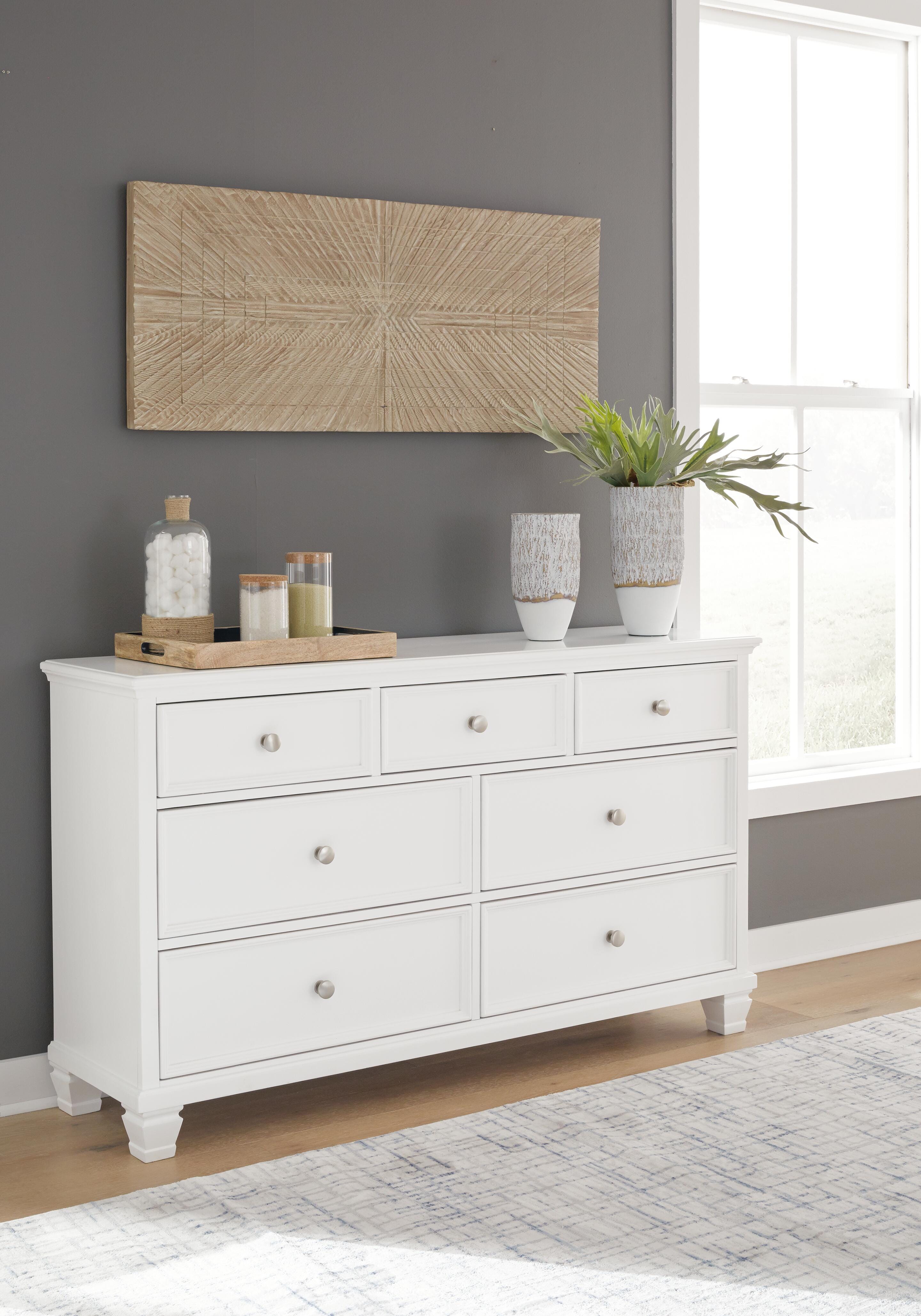 Fortman Full Panel Bed, Dresser and Nightstand