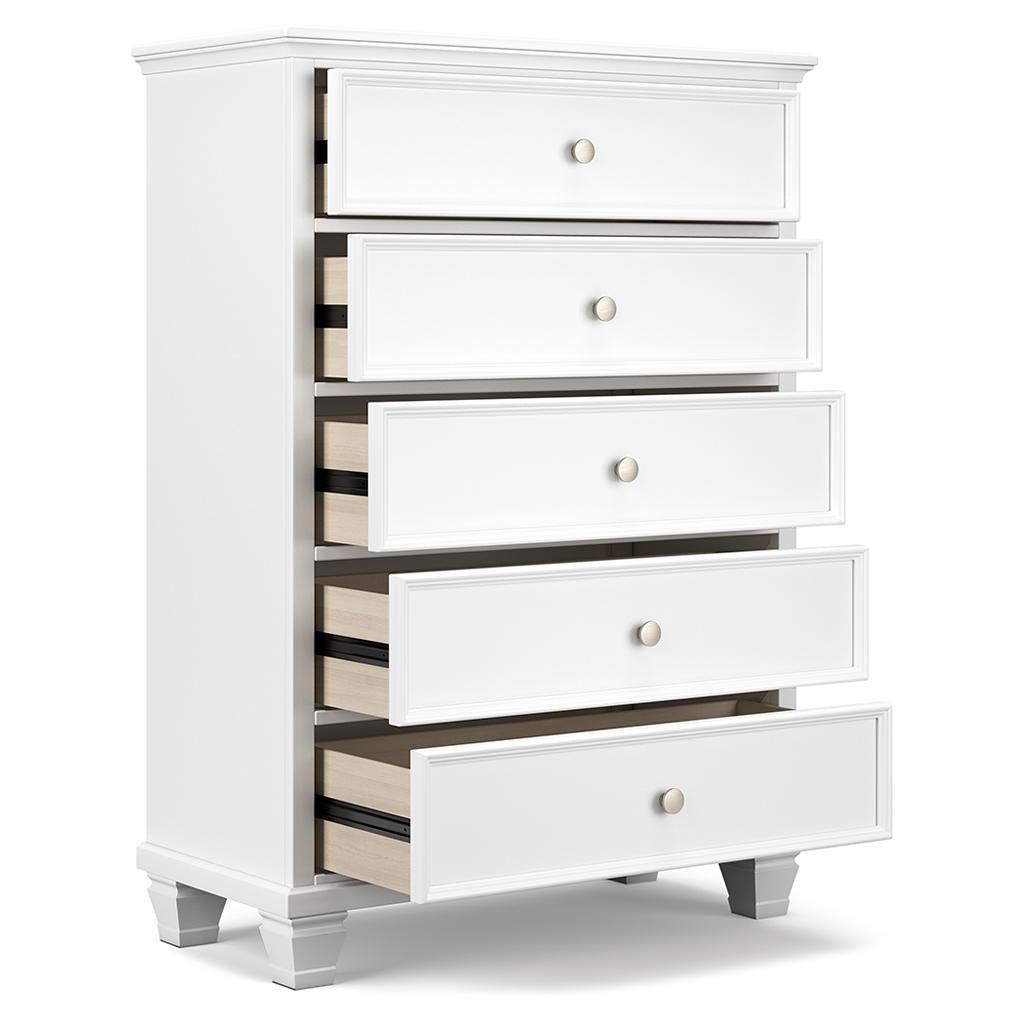 Fortman Chest of Drawers — White Signature Design by Ashley® Bedroom