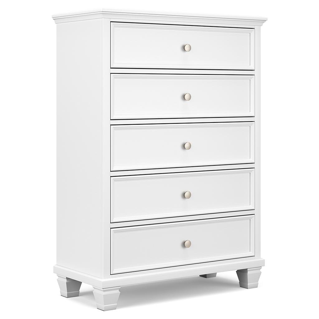 Fortman Chest of Drawers — White Signature Design by Ashley® Bedroom