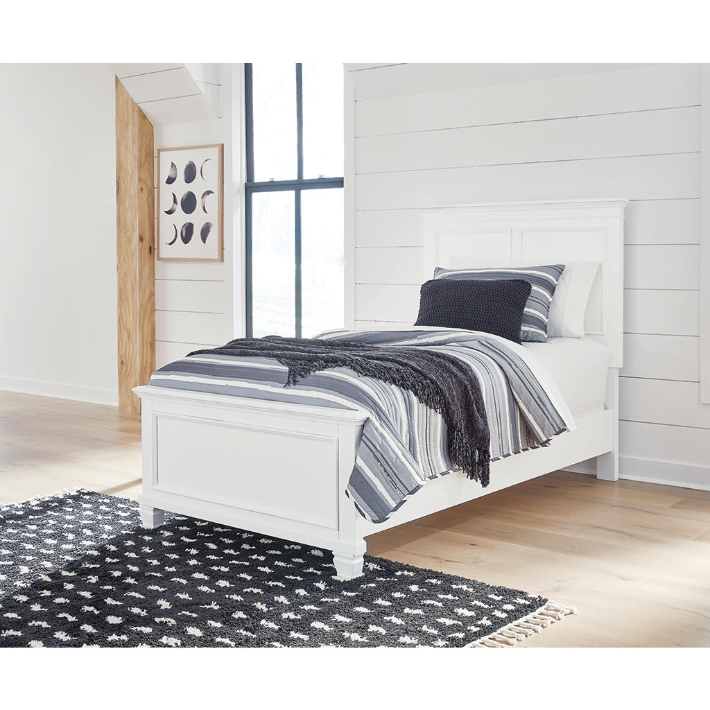 Fortman Twin Panel Bed, Dresser and Mirror Signature Design by Ashley® Uncategorized