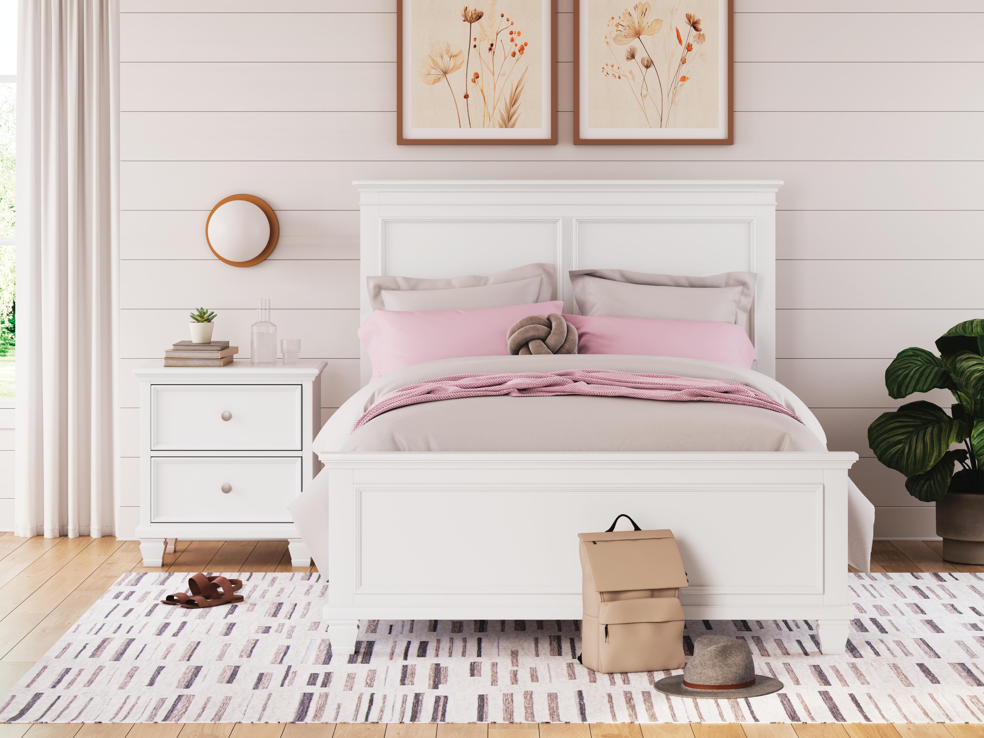 Fortman Full Panel Bed, Dresser and Nightstand