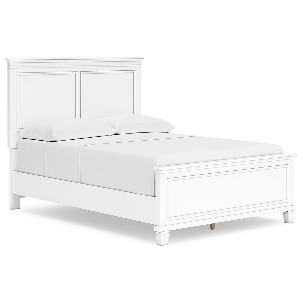 Fortman Full Bed, Dresser and Mirror — White Signature Design by Ashley® Uncategorized