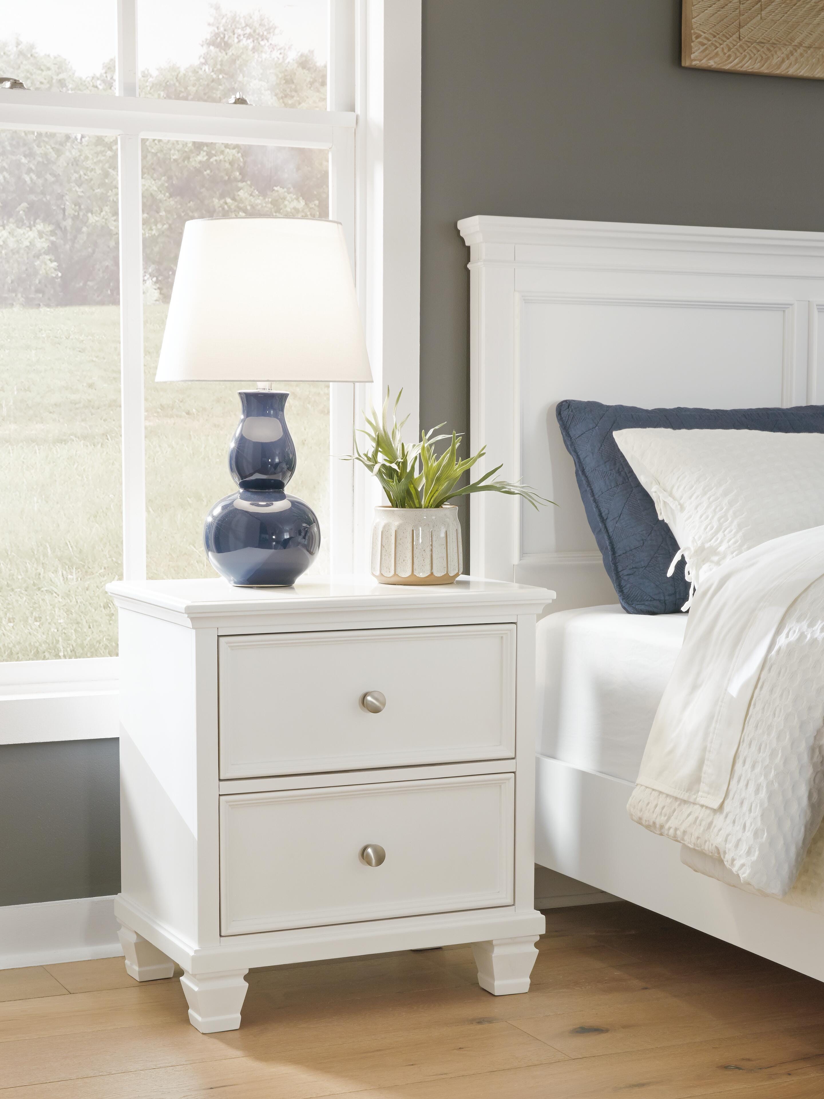 Fortman Full Panel Bed, Dresser and Nightstand
