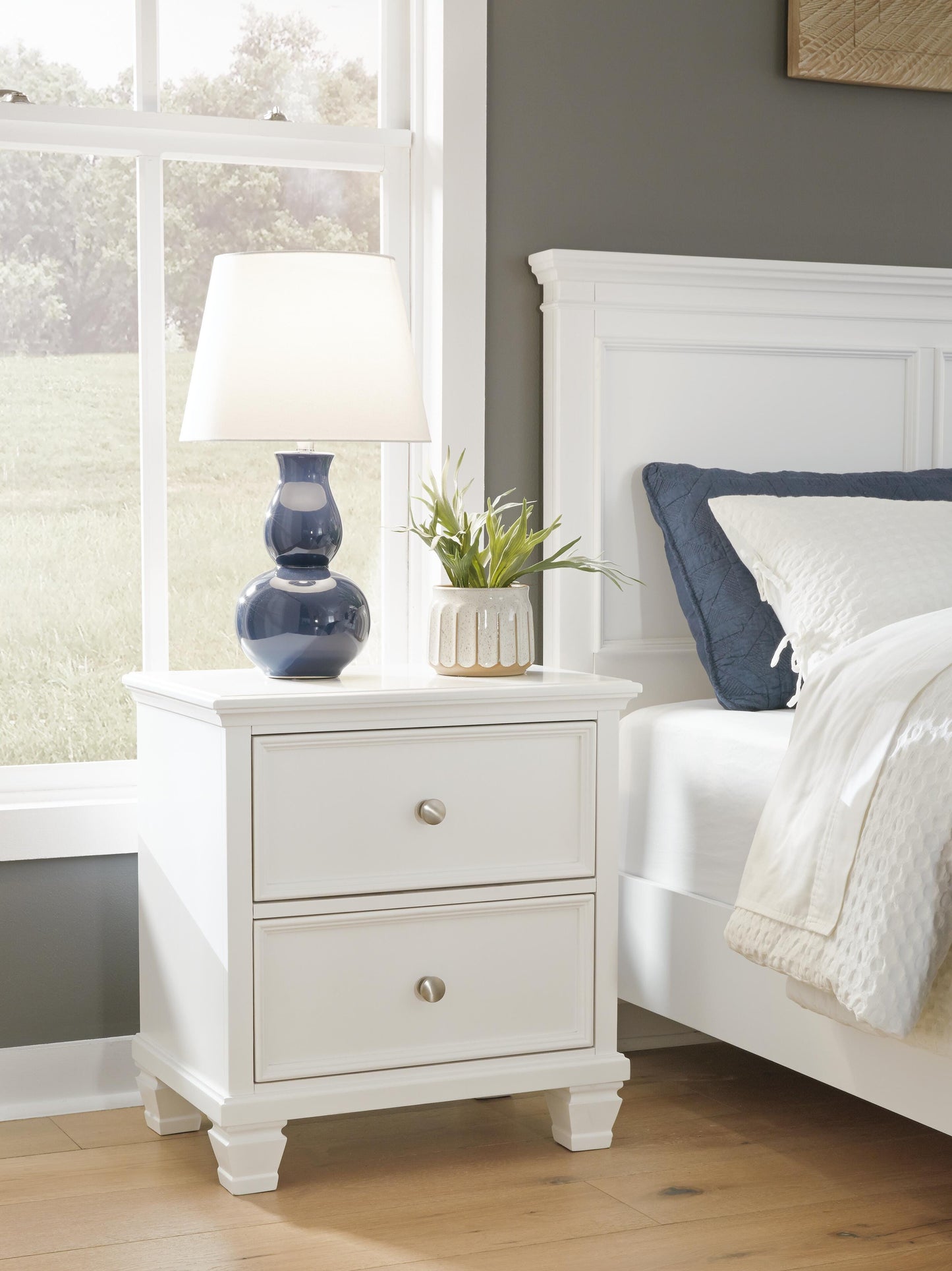 Fortman Full Panel Bed, Dresser and Nightstand