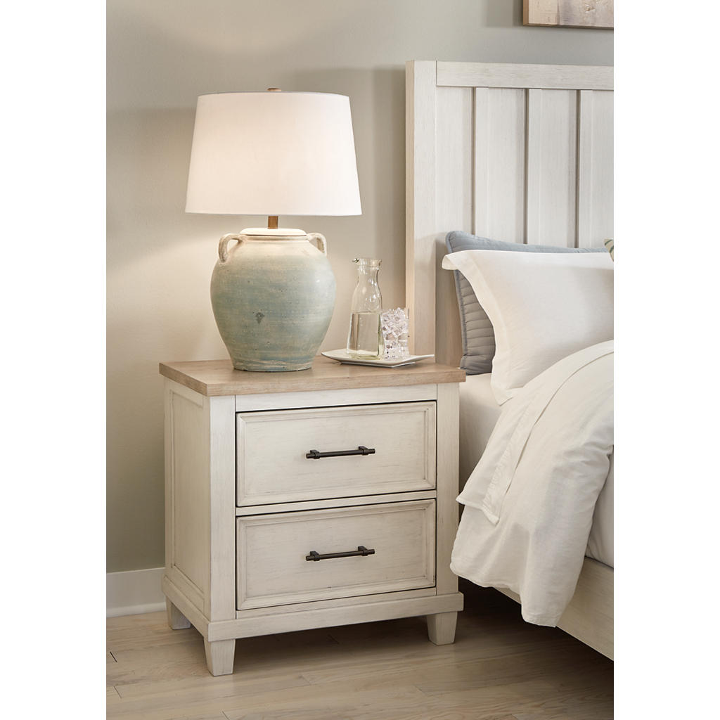 Shaybrock Nightstand — USB-A and USB-C, 2 Drawers Benchcraft® Bedroom