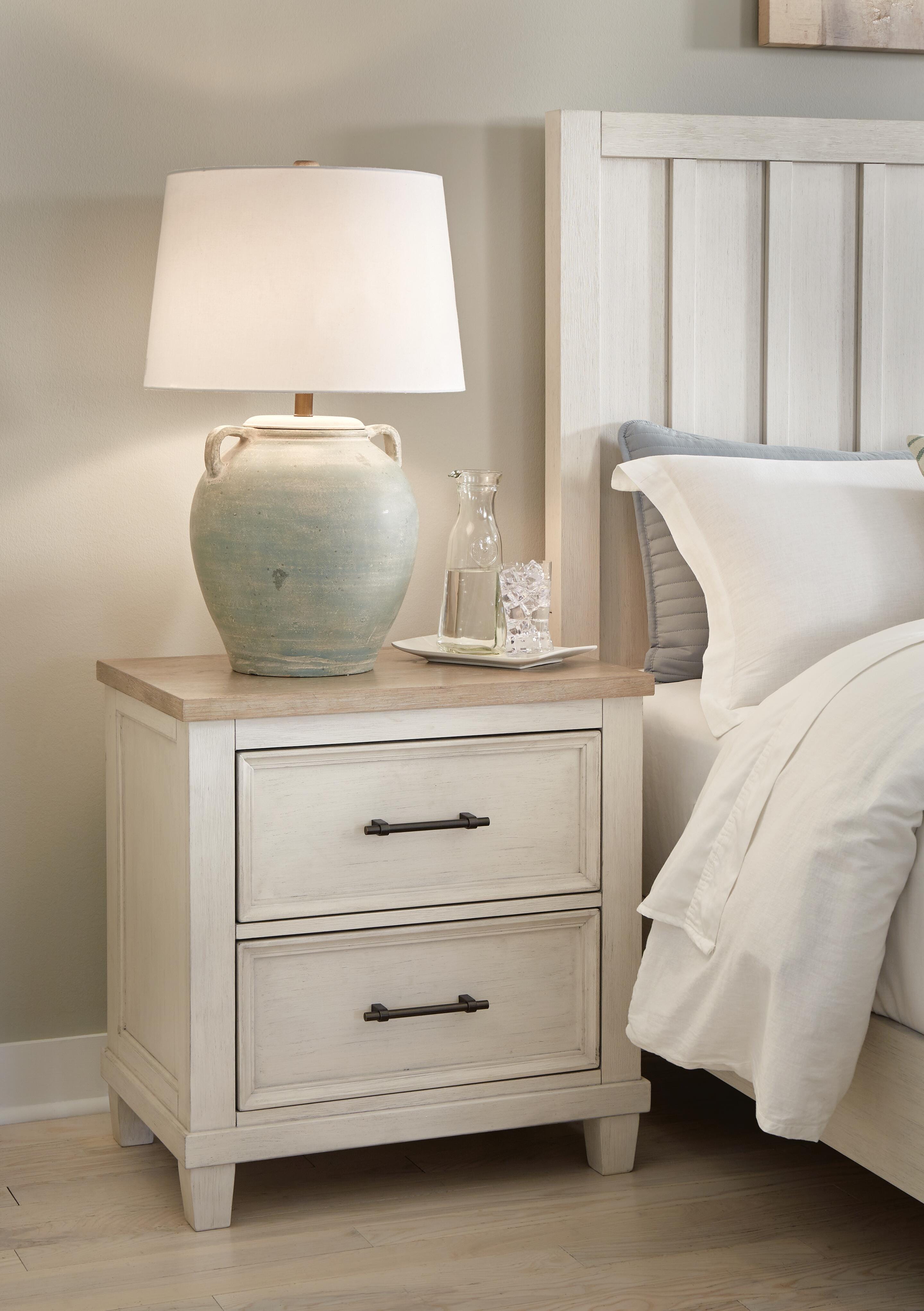 Shaybrock Queen Panel Bed, Dresser, Mirror and Nightstand Benchcraft® Bedroom