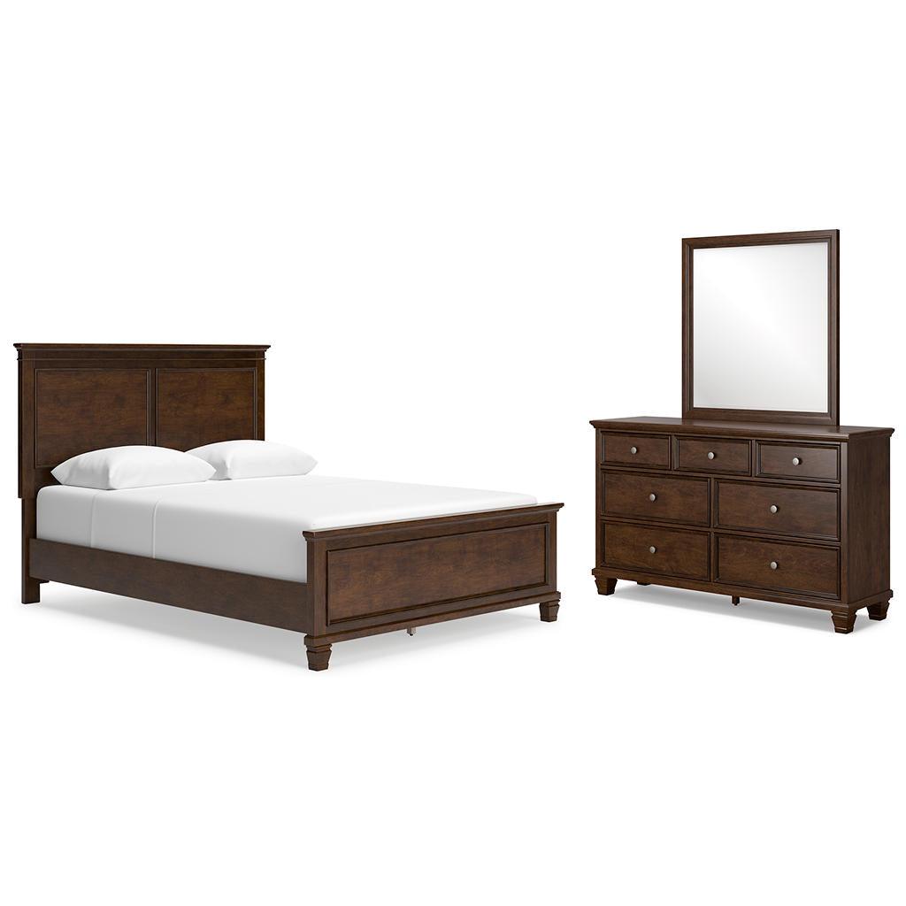 Danabrin Queen Bed, Dresser and Mirror — Brownish Cherry Signature Design by Ashley® Uncategorized