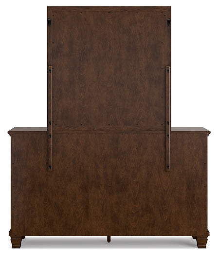 Danabrin King Panel Bed, Dresser, Mirror and Nightstand