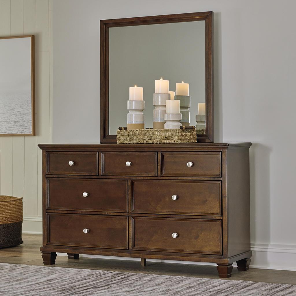 Danabrin Twin Bed, Dresser and Mirror — Cherry Signature Design by Ashley® Uncategorized