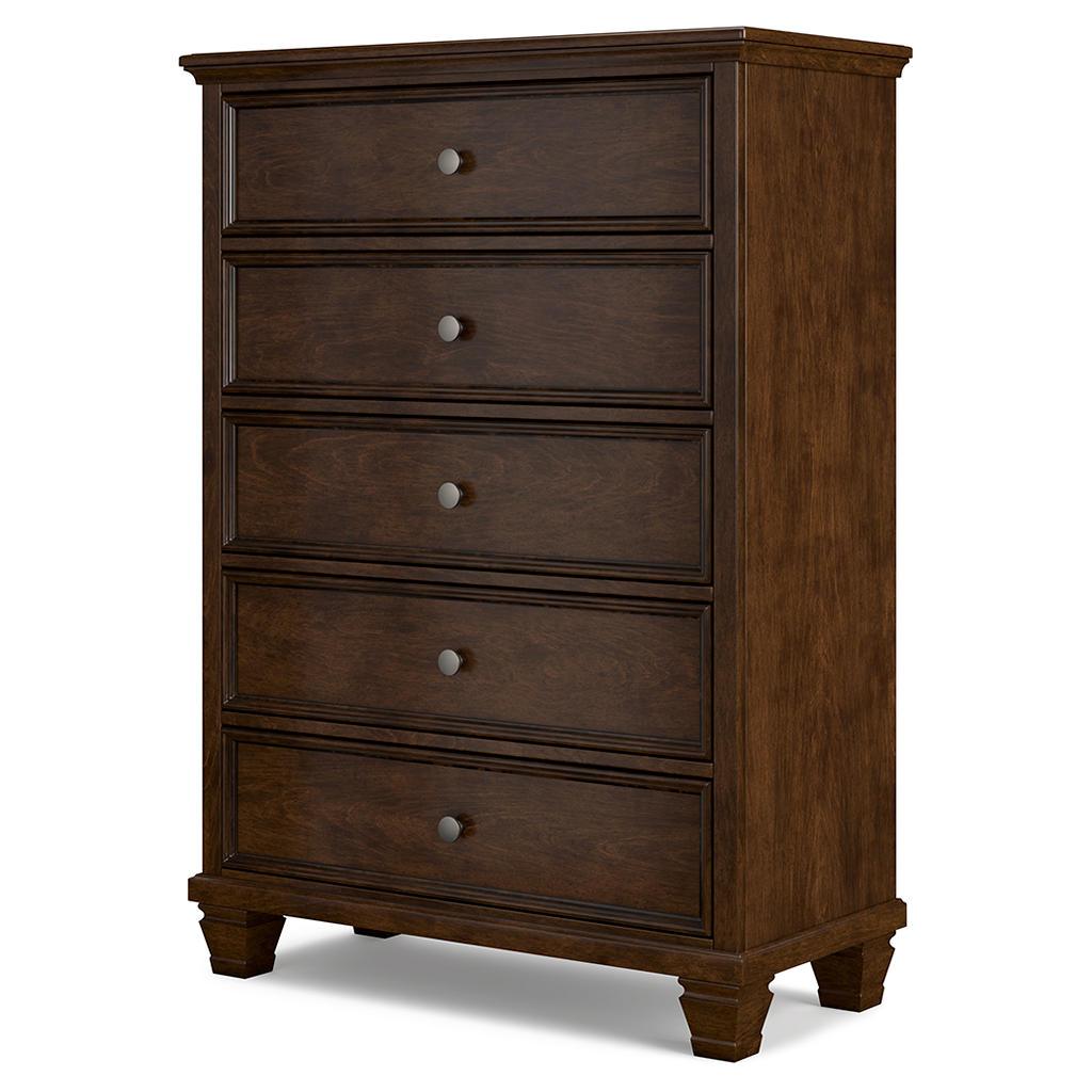 Danabrin Chest of Drawers — Brownish Cherry Signature Design by Ashley® Bedroom