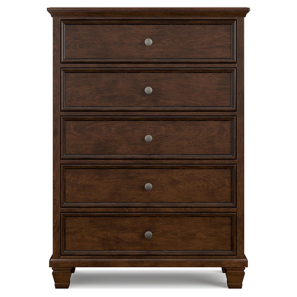 Danabrin Chest of Drawers — Brownish Cherry Signature Design by Ashley® Bedroom