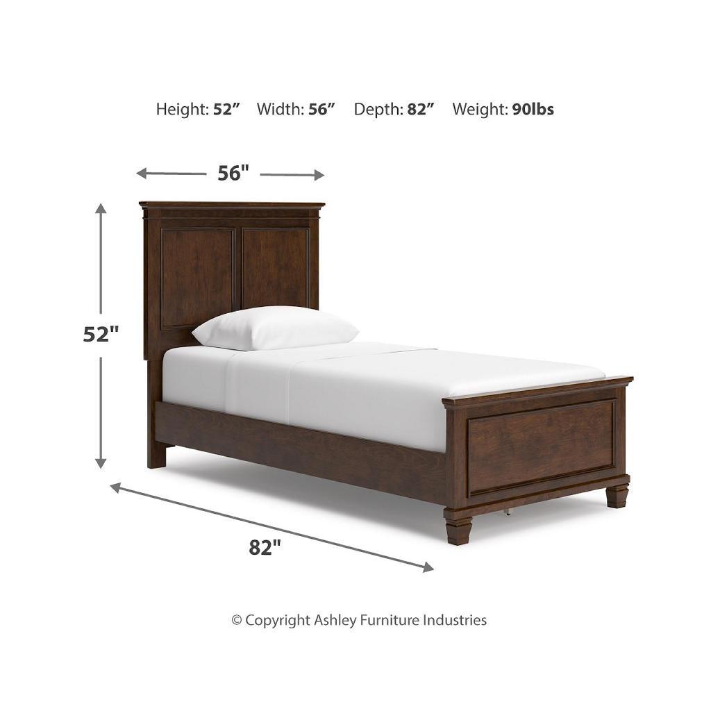 Danabrin Twin Bed, Dresser and Mirror — Cherry Signature Design by Ashley® Uncategorized