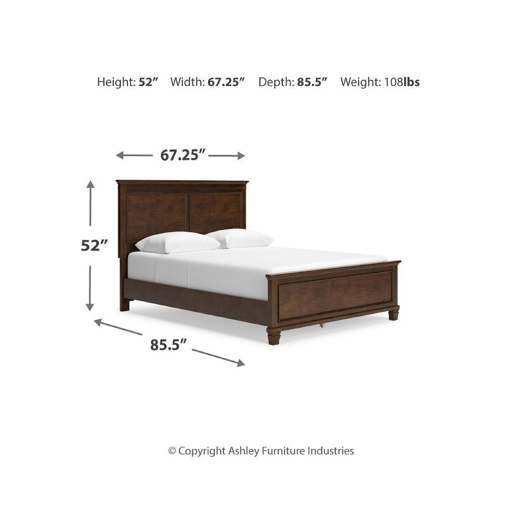 Danabrin Queen Bed, Dresser and Mirror — Brownish Cherry Signature Design by Ashley® Uncategorized