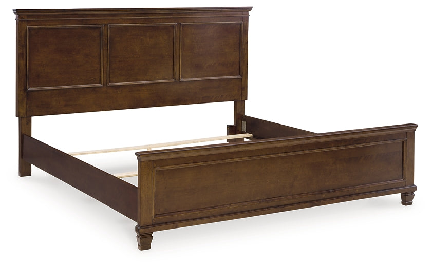 Danabrin King Panel Bed, Dresser, Mirror and Nightstand