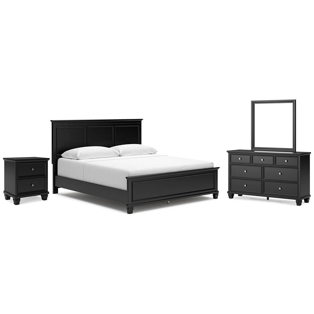 Lanolee King Panel Bed, Dresser, Mirror and Nightstand Signature Design by Ashley® Uncategorized