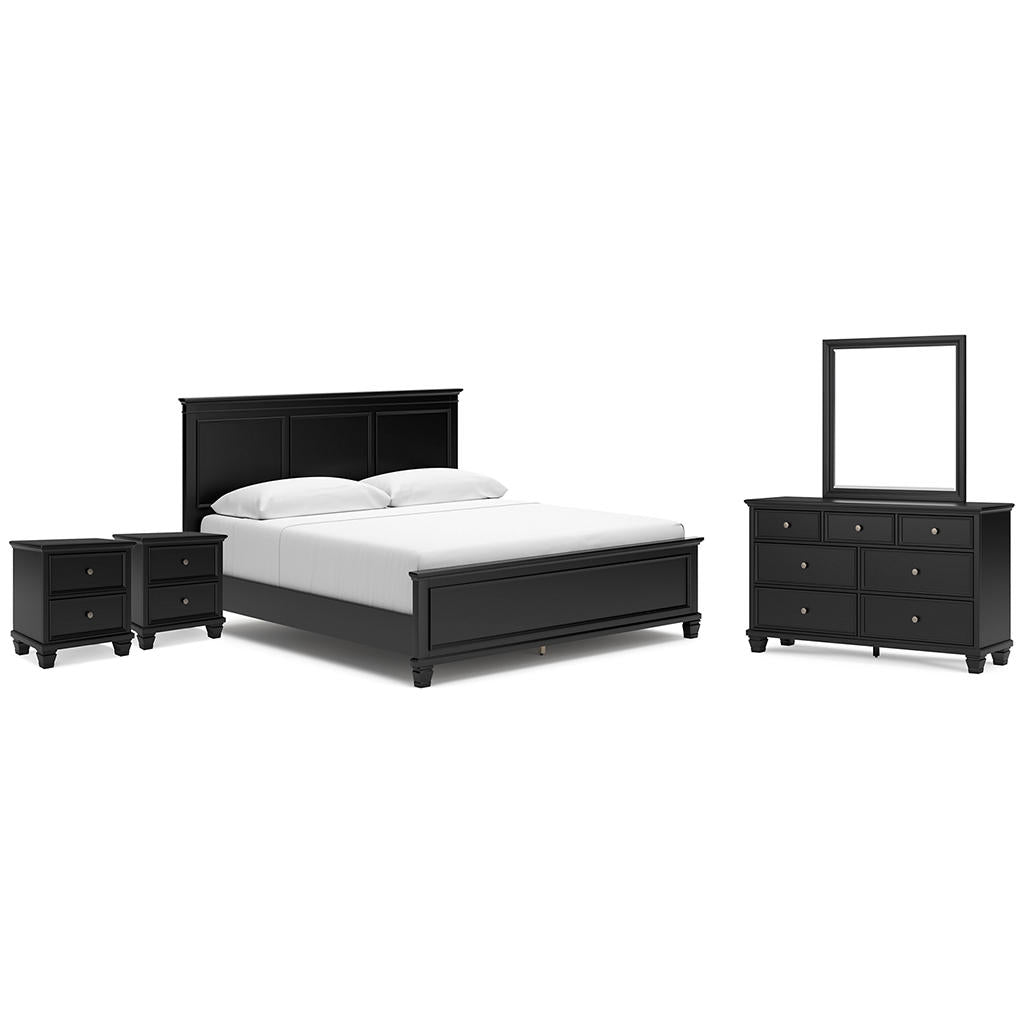 Lanolee King Panel Bed, Dresser, Mirror and 2 Nightstands Signature Design by Ashley® Uncategorized