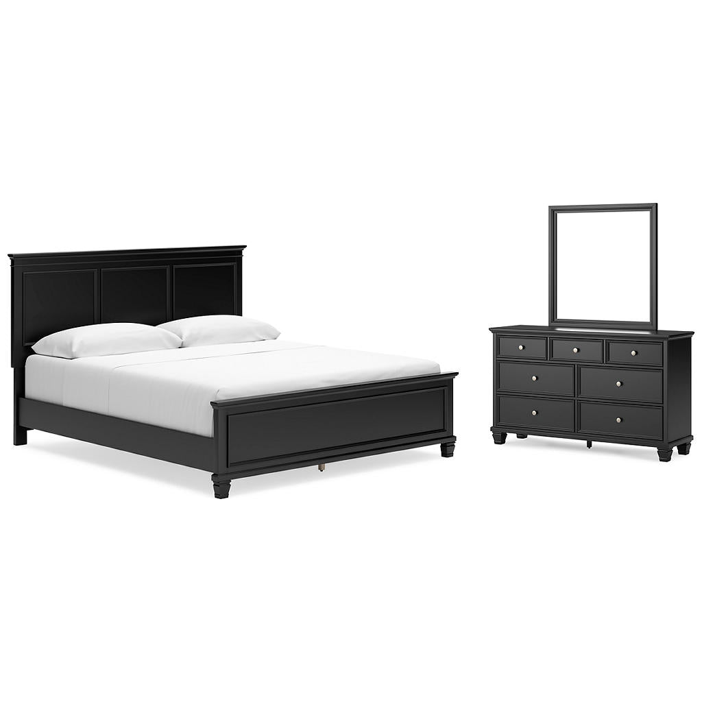 Lanolee California King Panel Bed, Dresser and Mirror Signature Design by Ashley® Uncategorized