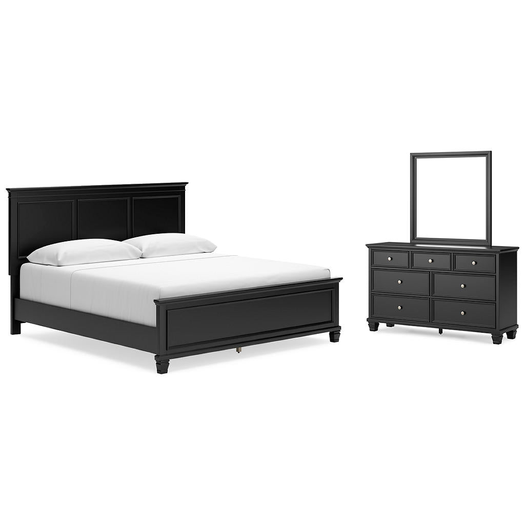 Lanolee King Panel Bed, Dresser and Mirror Signature Design by Ashley® Uncategorized