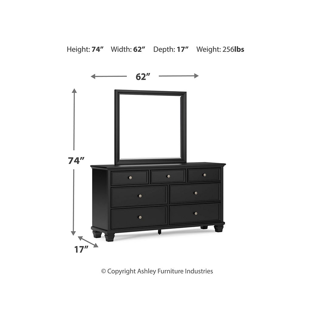 Lanolee King Panel Bed, Dresser, Mirror and 2 Nightstands Signature Design by Ashley® Uncategorized