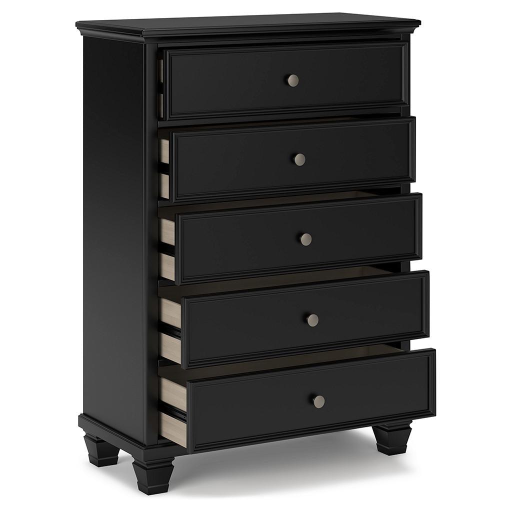 Lanolee Chest of Drawers — Black Signature Design by Ashley® Bedroom