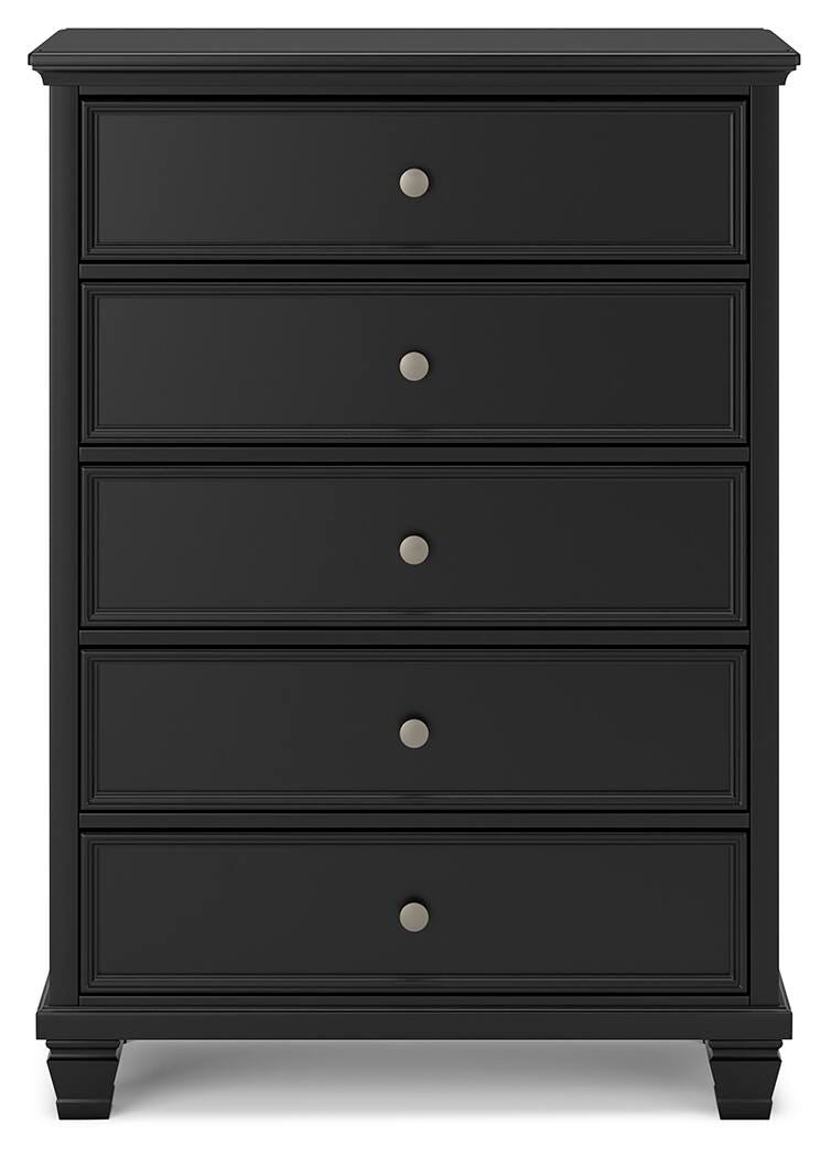Lanolee Cal King Panel Bed, Dresser, Chest and 2 Nightstands Signature Design by Ashley® Bedroom