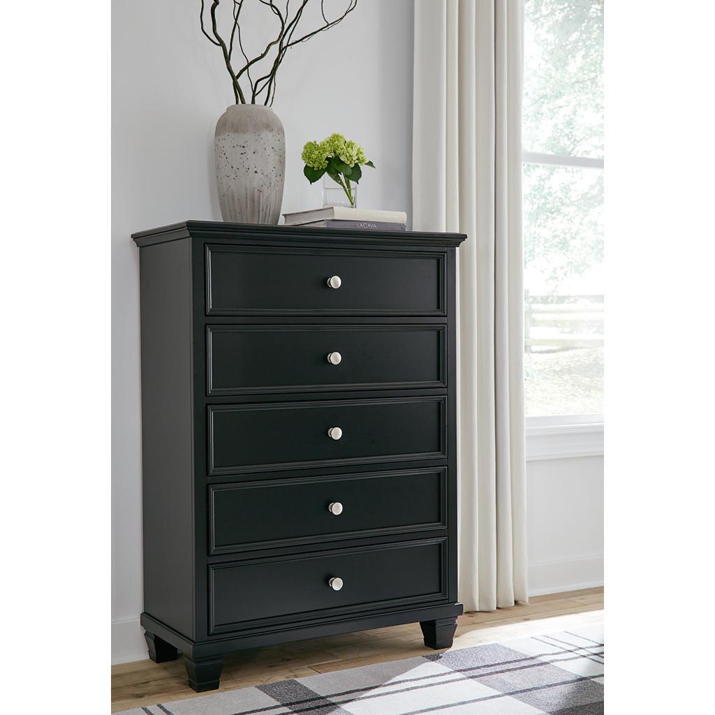Lanolee Chest of Drawers — Black Signature Design by Ashley® Bedroom